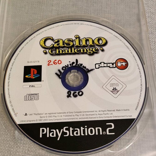 Casino Challenge PS2 μεταχειρισμένο, σε πολύ καλή κατάσταση