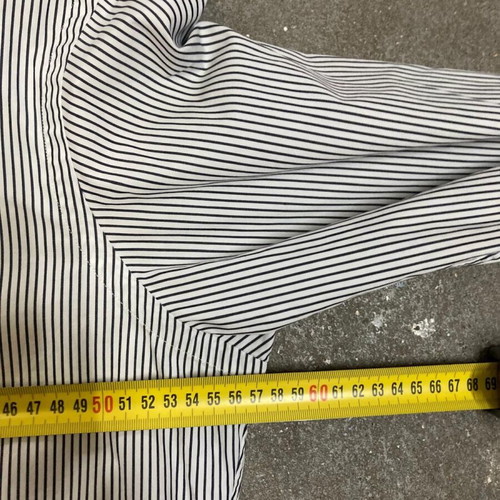 Ralph Lauren black and white striped dress shirt, M, embroidery