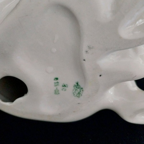Lomonosov LFZ Dalmatian Puppy Porcelain Figurine 1970s USSR