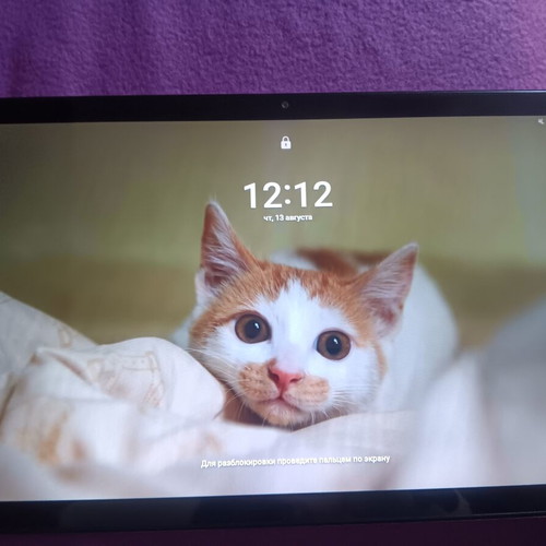 Samsung Galaxy Tab A7 tablet used, 32 GB, gold color