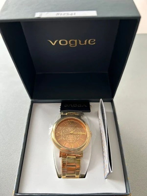 Vogue set of 2 women's watches new, gold and silver