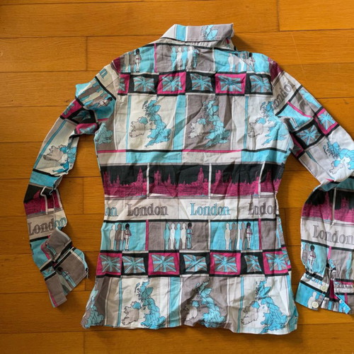 Shirt with London print saint-clair 100% cotton in excellent condition