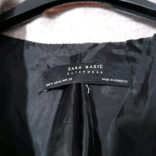 Zara gray ice coat used, size medium
