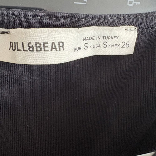 Pull & Bear short black dress, size S