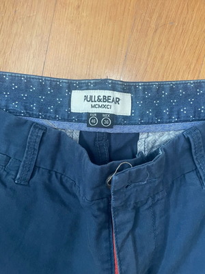 Pull and Bear pants blue size 46 like new, straight fit