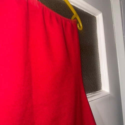 Judah Club dress asymmetrical midi one shoulder like new, red size S
