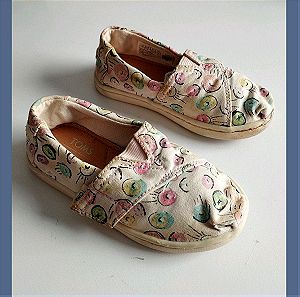 Toms. παπούτσια παιδικά για κορίτσι ν.23,5