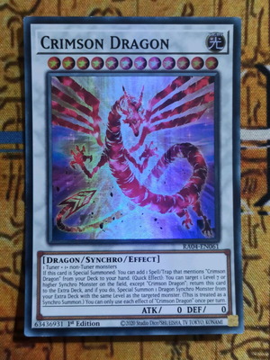 crimson dragon yugioh 5d's card Amazon.com: Crimson Dragon Yugioh Card