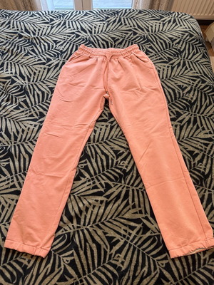 Coral pink sweatpants S/M like new