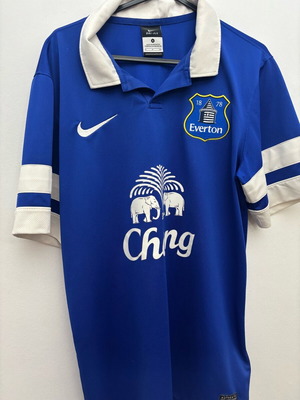 Everton collectible jersey used Small Lukaku 9