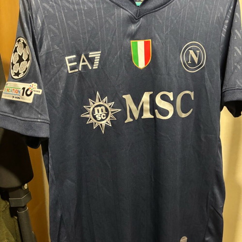 SSC Napoli Third Match Jersey Euro 25/26 De Bruyne Medium new
