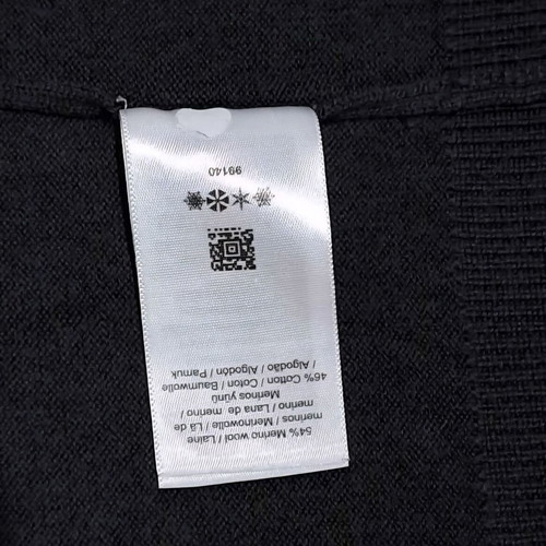 Fred Perry Medium brown sweater used merino wool and cotton