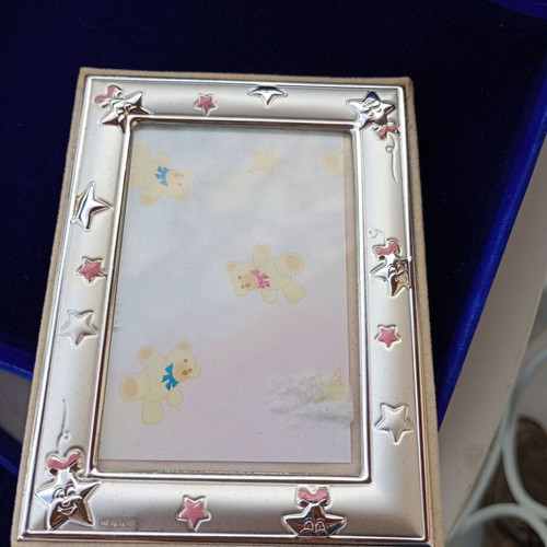Silver 925 photo frame new for 9.5x6.5 cm picture