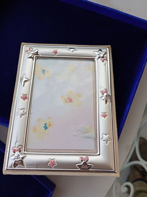 Silver 925 photo frame new for 9.5x6.5 cm picture