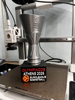 Τρόπαιο Euroleague 2026 Olympiacos Athens premium 3D εκτύπωσης