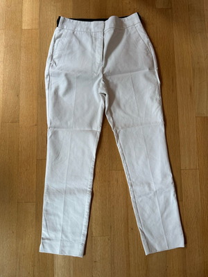 Zara high-waisted pants like new, white, size M