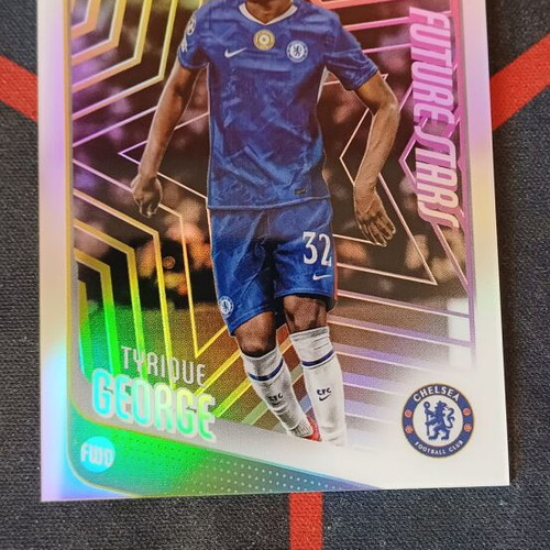 Topps Chrome Tyrique George Future Stars Refractor #58 Chelsea FC card