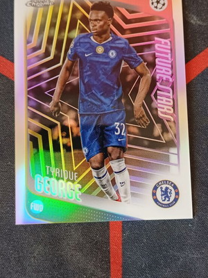 Topps Chrome Tyrique George Future Stars Refractor #58 Chelsea FC card