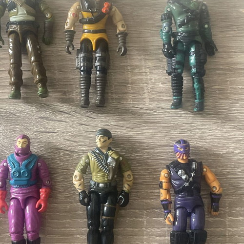 13 GI Joe action figures, rare included