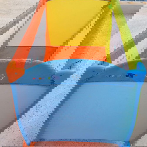 Παρκοκρέβατο Carello 2 επιπέδων με στρώμα Grecostrom σαν καινούργιο