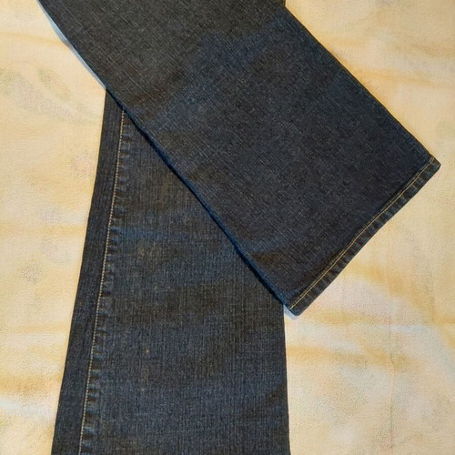 Dark blue jeans with silver bird design, like new, size S