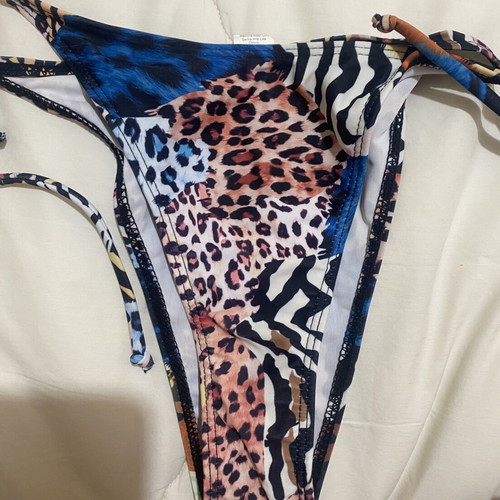 Mixed Animal Print Bikini Set size S like new