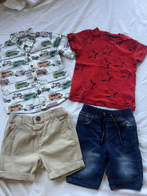 Baby boy clothes set like new, 9-12 months, 4 pieces