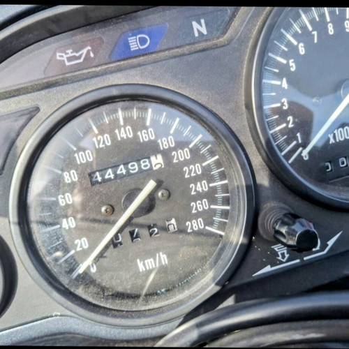 Kawasaki 600 ZZR 1990 sport motorcycle used, 44000 km, blue