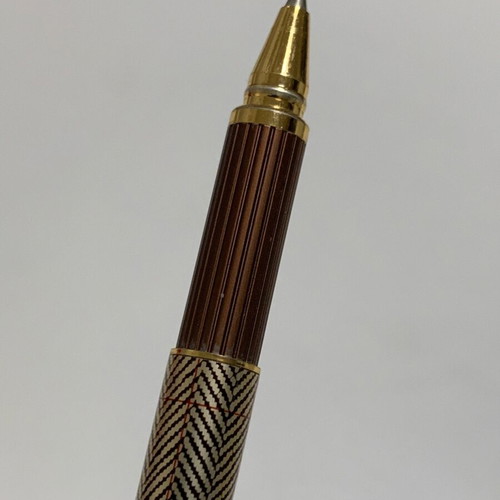 Pierre Cardin Lilliput pen used with herringbone pattern and gold details