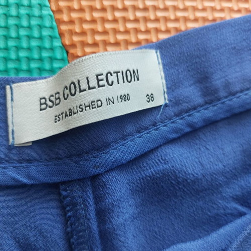 BSB pants size 38 blue like new, high waist