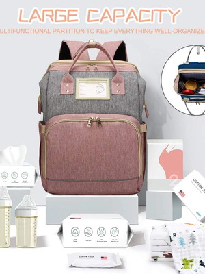 Multifunctional Baby Backpack New with Changing Station and Compact Design