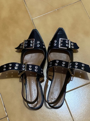 Mules Ganni dupe used, size 39, black Tsakiris Mallas
