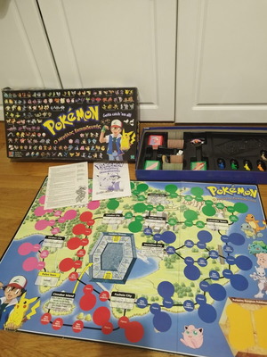 Pokémon The Great Trainer Board Game used, complete 2000