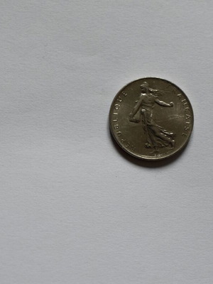 1 Franc 1960 γαλλικό κέρμα νόμισμα μεταχειρισμένο