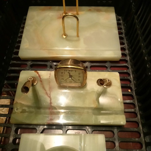 Alabaster desk set new