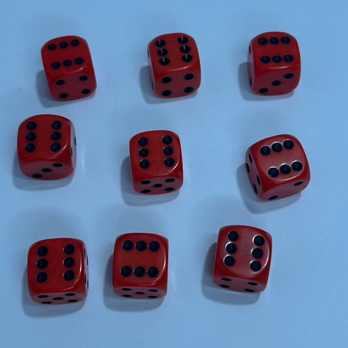Combat Hex 2004 Sabertooth Games Dice pack of 9 like new