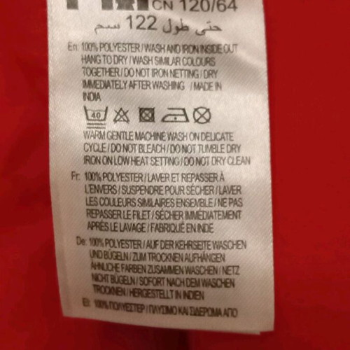 Mothercare dress satin red size 7 like new