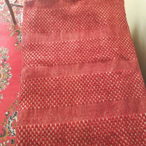 Woven loom blanket used 2 x 1.60 in very good condition