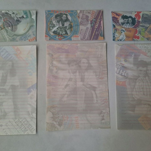 Teens stationery used, collectible scented letter papers