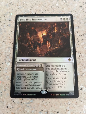 Magic the Gathering An Unexpected Party // At the Door foil κάρτα, γαλλικά