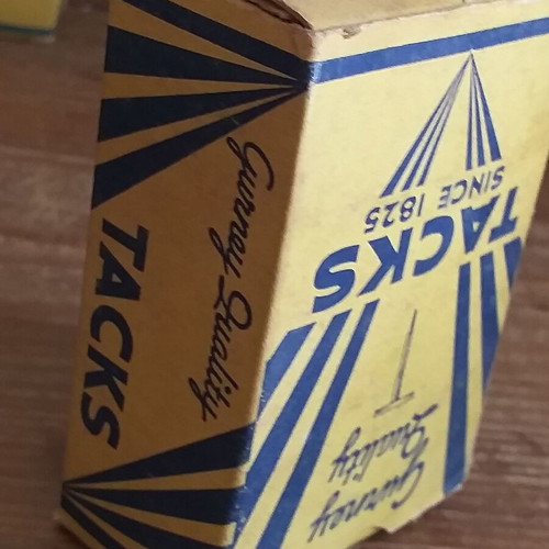 Collectible boxes with nails used, set of 4 pieces