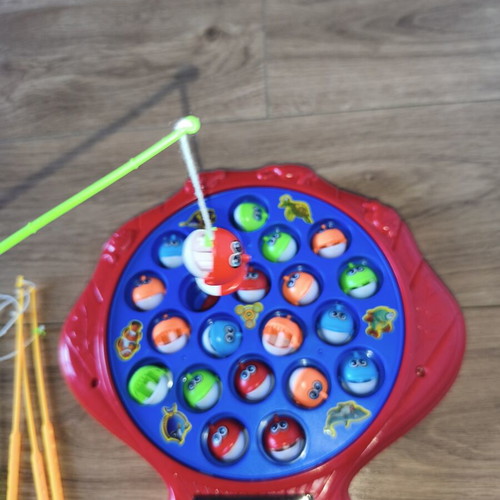 Fishing game with music, 3+ years