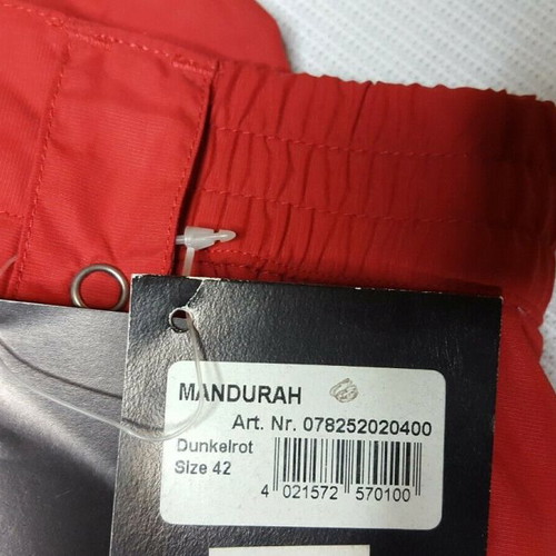 Vaude 3/4 Outdoor 3xDRY pants trouser new, size 42, red