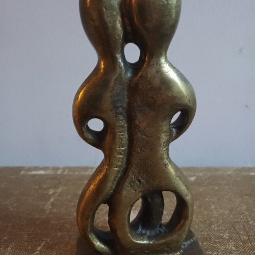 Bronze sculpture 1988, used, signed artwork