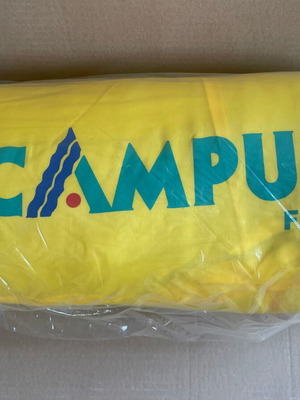 Campus Fox sleeping bag yellow 220x75 cm new