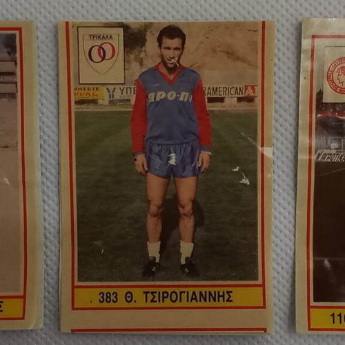 Carousel Football 1988 stickers used, set of 3