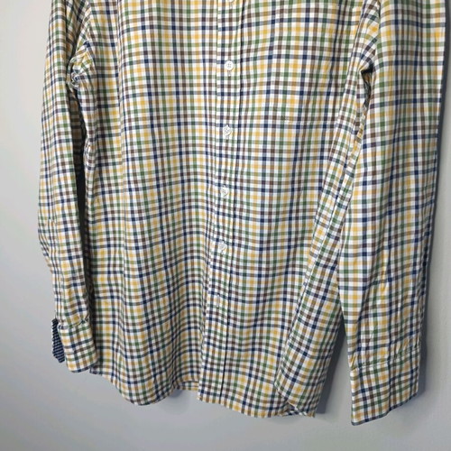 Arido men's checked shirt like new, 100% cotton, size M