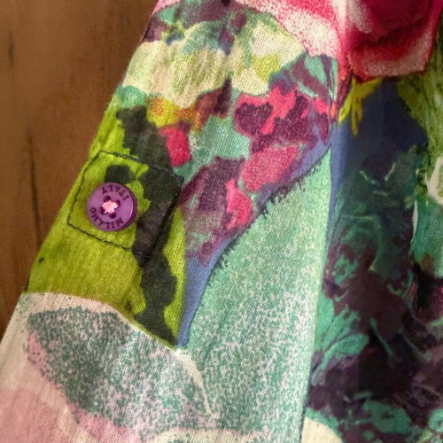 Milano Italy cotton shirt used, size M, multicolor