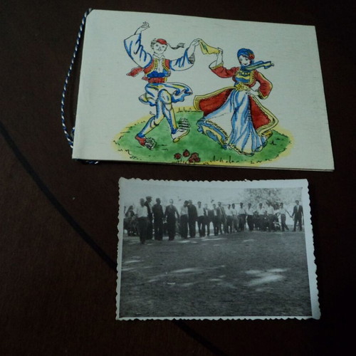 Folklore traditional dances photos and postcards used from previous century
