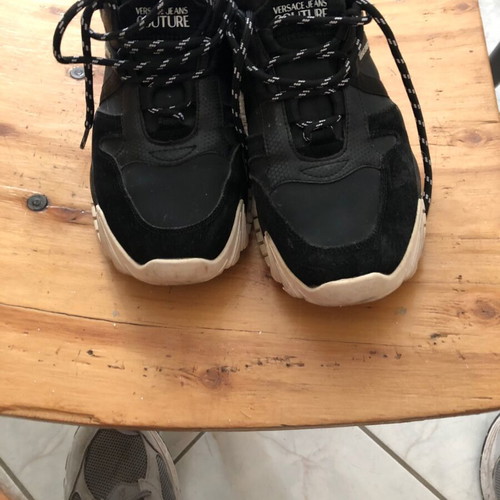 Versace Jeans Couture shoes size 44 like new, black and white